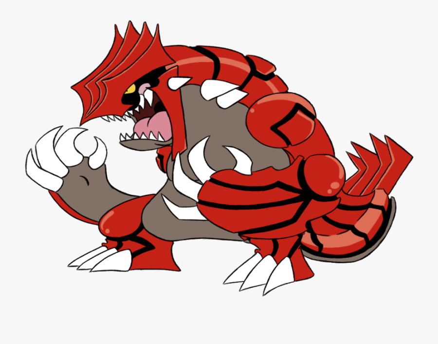 Groudon Transparent Angry - Groudon Angry, Transparent Clipart