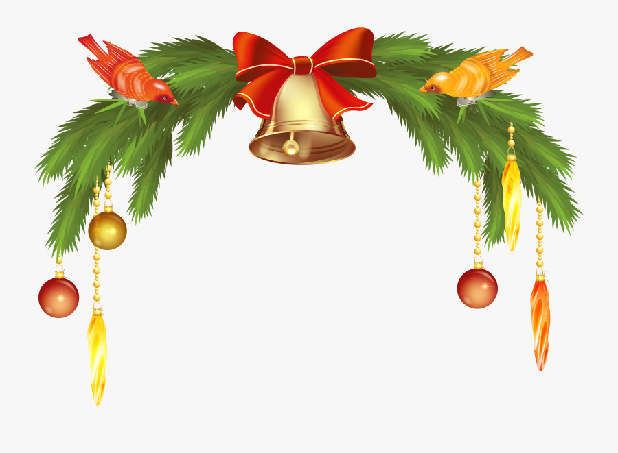 Holiday Clipart Branch - X Mas Bell Png, Transparent Clipart