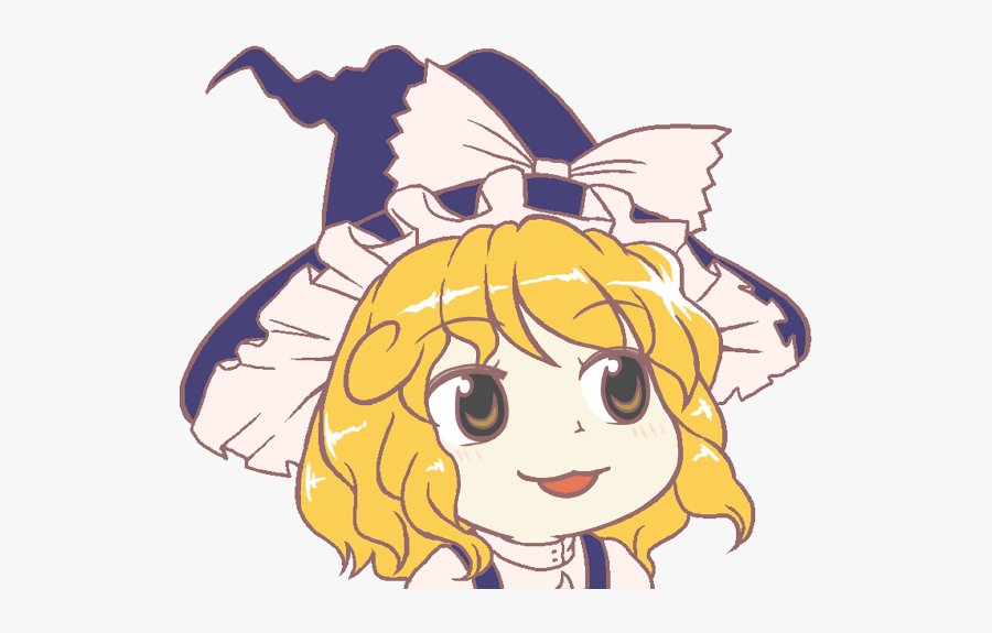 Cartoon Anime - Touhou Meme, Transparent Clipart