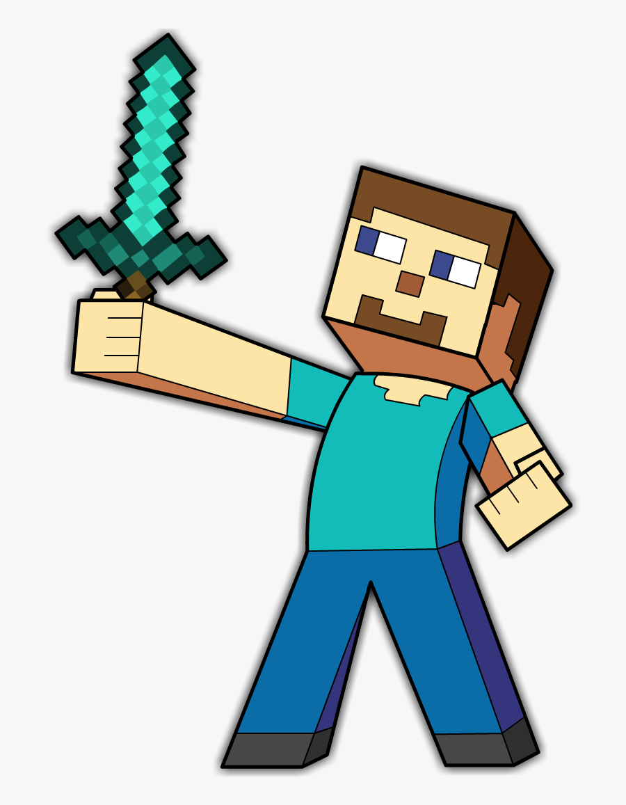 Minecraft Steve - Steve Minecraft Png, Transparent Clipart