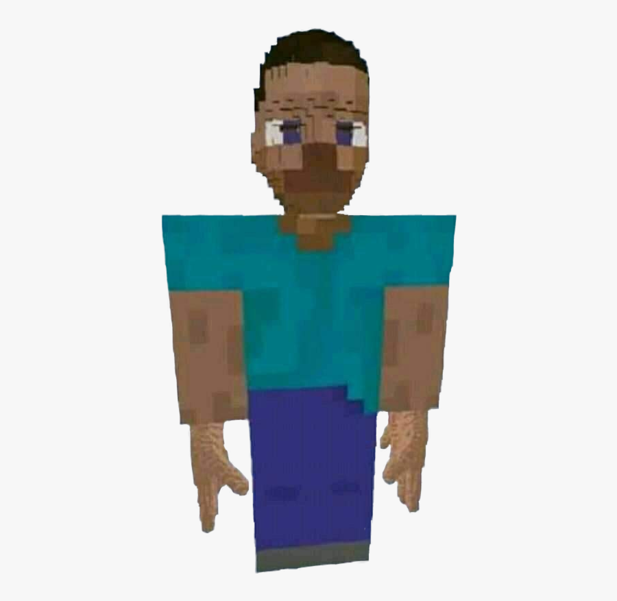 Transparent Minecraft Steve Clipart - Cursed Minecraft Images Steve, Transparent Clipart