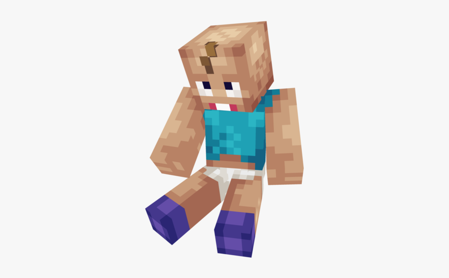 Baby Steve Minecraft Skin, Transparent Clipart