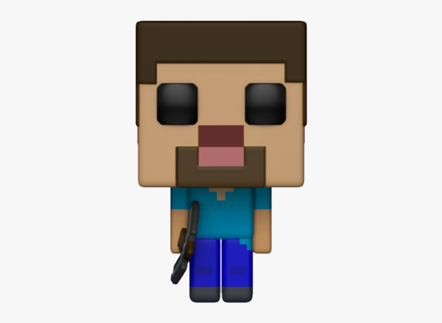 Funko Pop Vinyl Minecraft - Funko Pop Steve Minecraft, Transparent Clipart