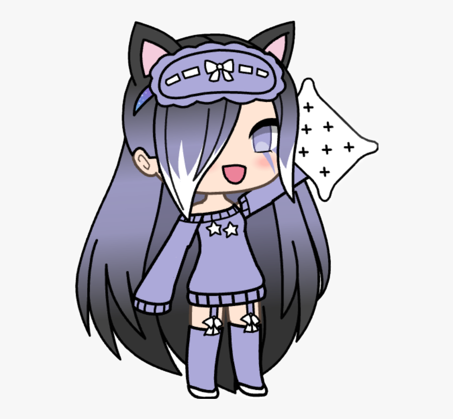 #sleepover
#gacha 
#gachalife 
#gachaverse - Cartoon, Transparent Clipart