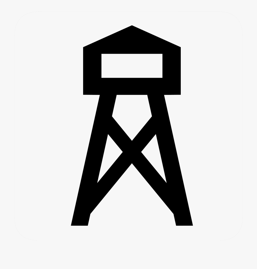 Oil Clipart Symbol - Water Tower Clip Art, Transparent Clipart