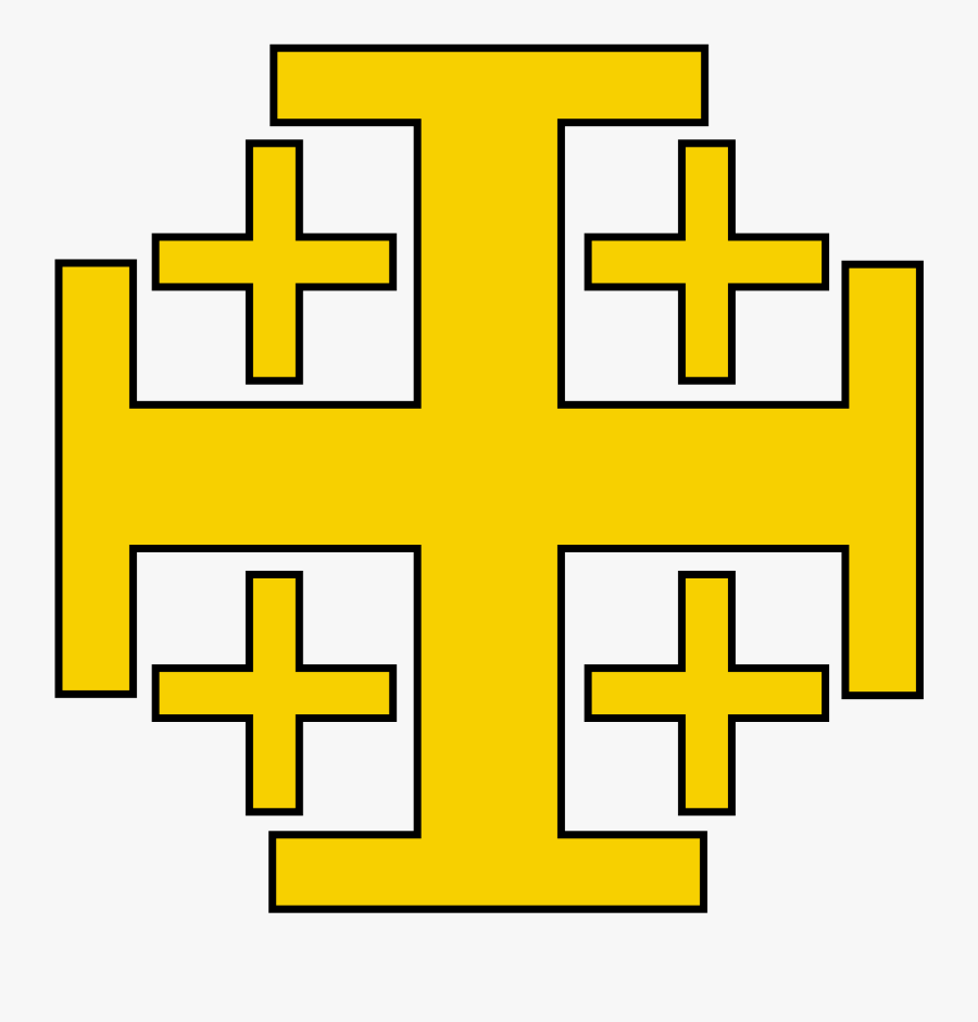 Jerusalem Cross , Png Download - Jerusalem Symbol, Transparent Clipart