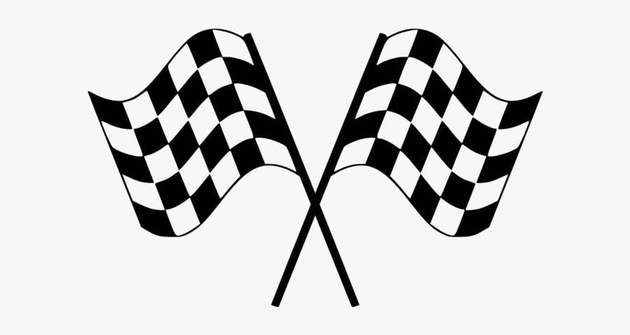 Checkered Flag Wide - Printable Checkered Flag , Free Transparent Clipart -...