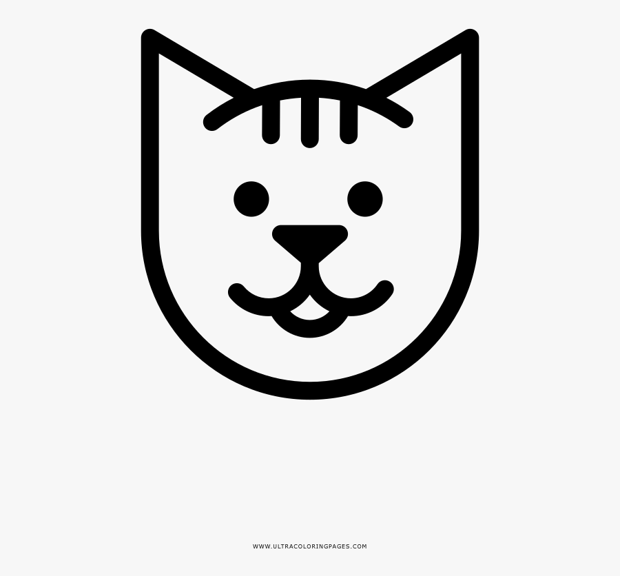 Cat Coloring Page - Cartoon, Transparent Clipart