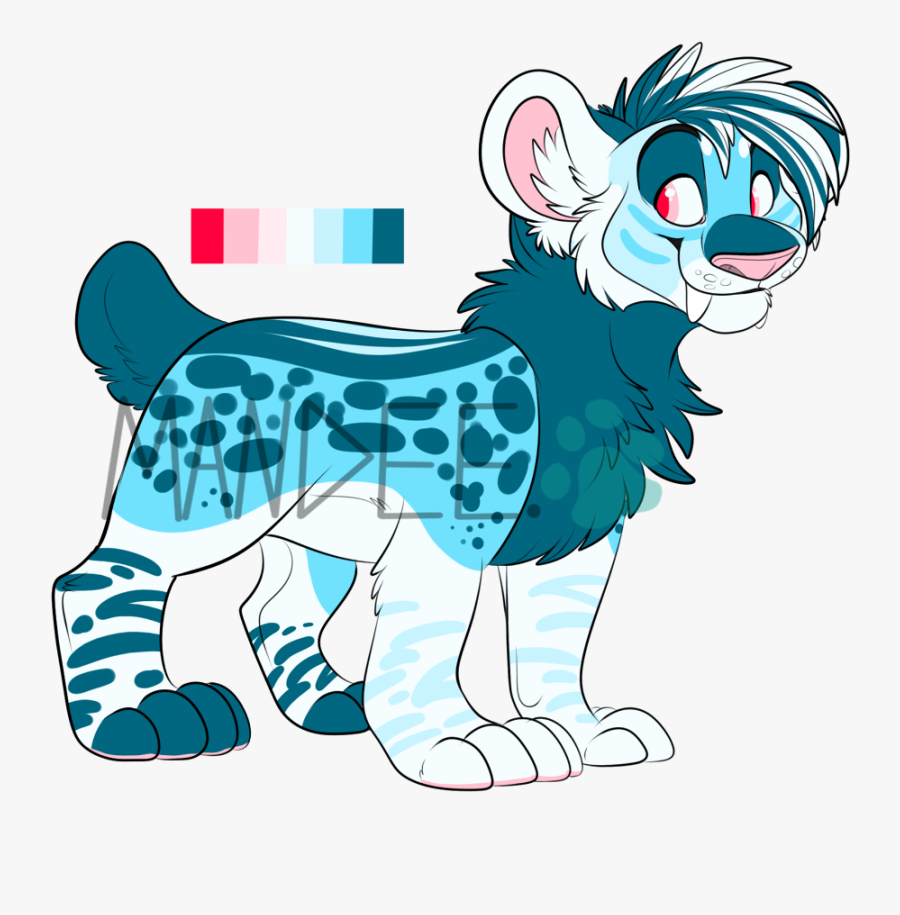 King Cheetah/saber Tooth Tiger Adopt Sold - Cartoon, Transparent Clipart