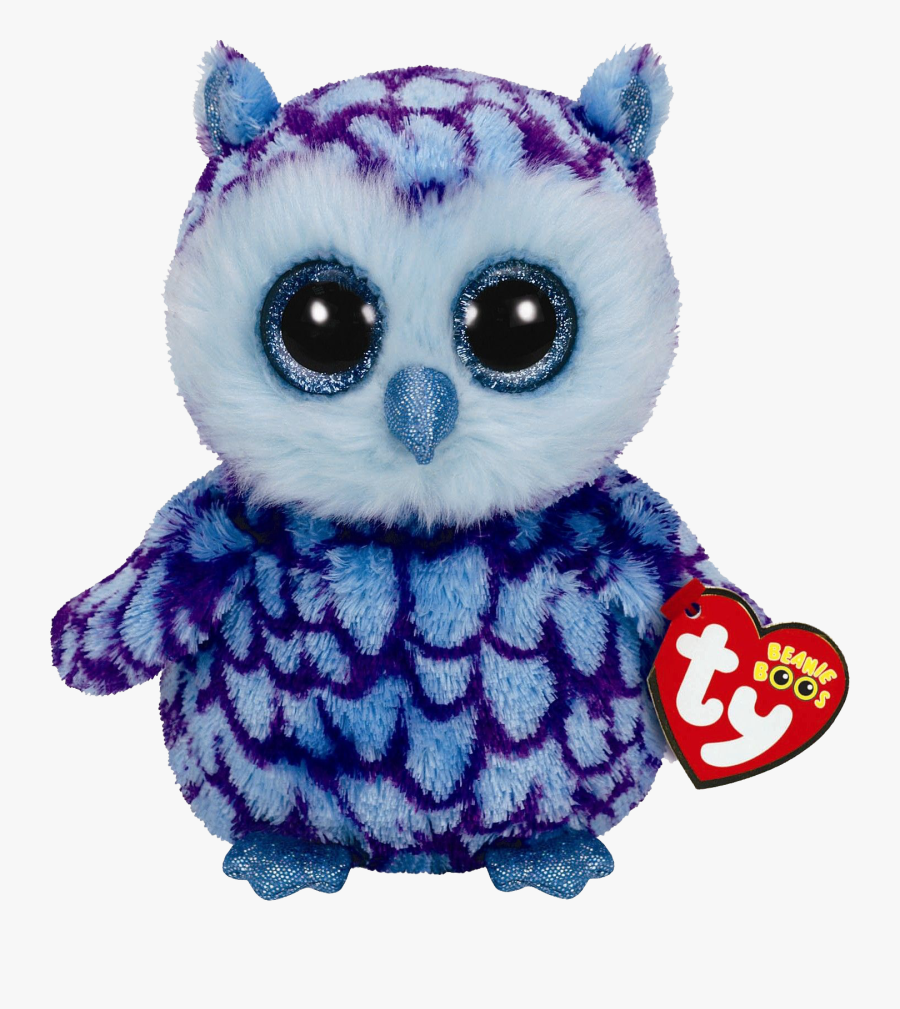 Oscar The Blue Owl 6” Plush Clipart , Png Download - Cute Eyes Beanie Boo, Transparent Clipart
