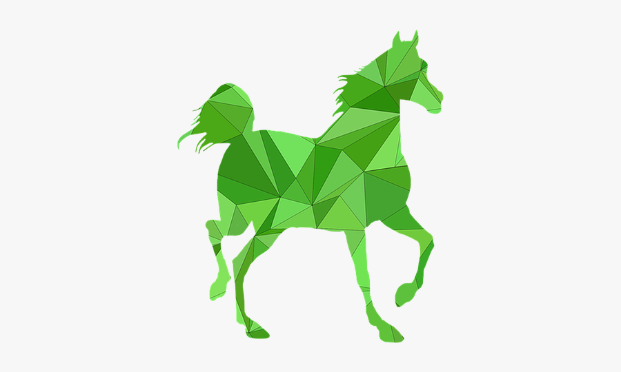 Silhuet Hest, Transparent Clipart