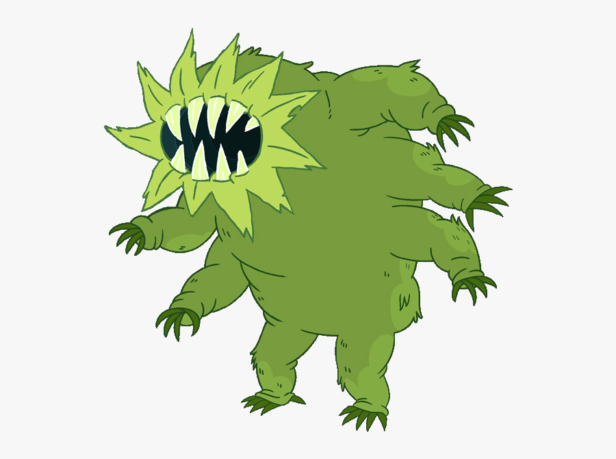 Adventure Time With Finn And Jake Wiki - Monstruo De Hierba, Transparent Clipart