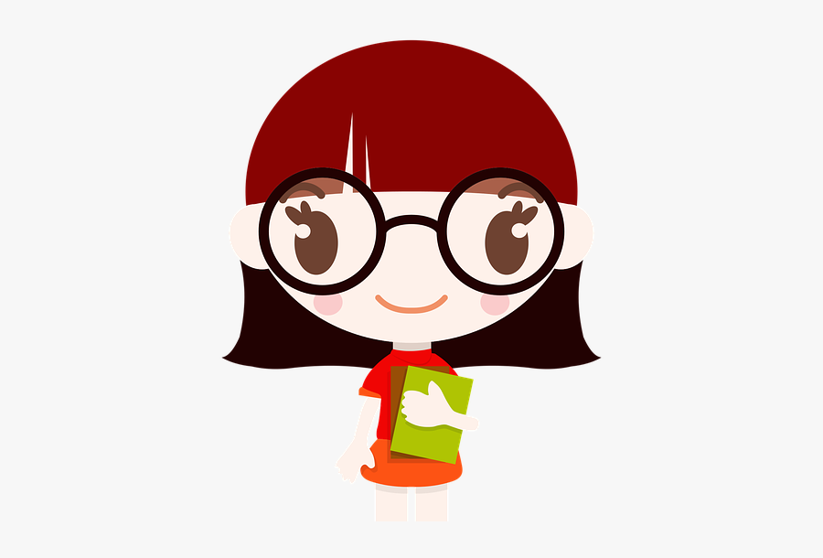 Girl Glasses Clipart, Transparent Clipart