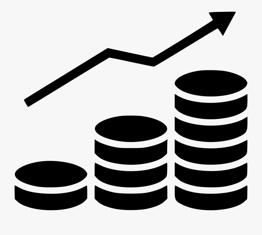 Coins Graph - Icon Coins Png, Transparent Clipart