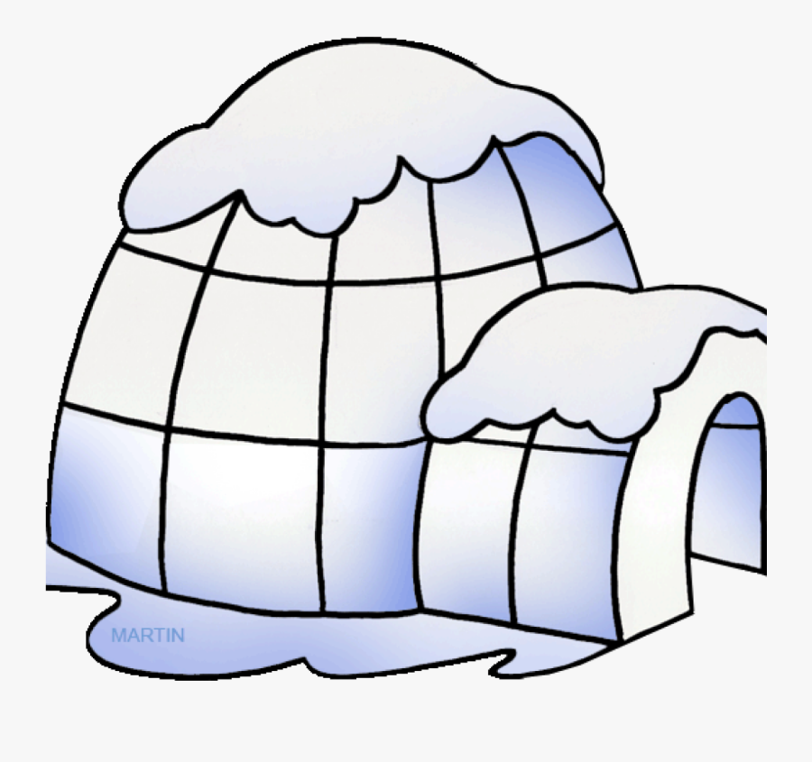 Transparent Igloo Clipart Black And White - Igloo Clipart, Transparent Clipart