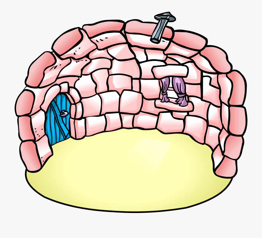 Club Penguin Rewritten Wiki - Club Penguin Basic Igloo, Transparent Clipart