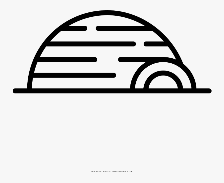 Igloo Coloring Page - Calculate Steel Quantity In Slab, Transparent Clipart
