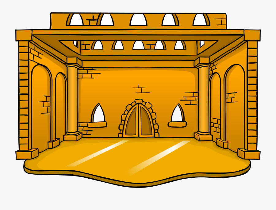 Club Penguin Rewritten Wiki - Club Penguin Golden Castle Igloo, Transparent Clipart