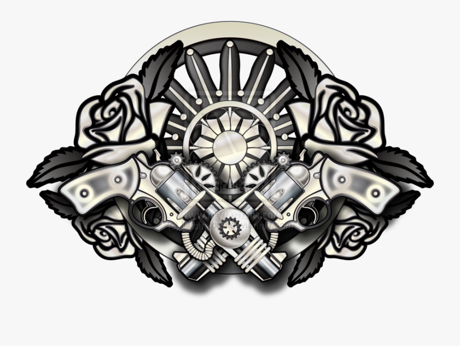 Art Guns N - Guns Rose Tattoo Designs, Transparent Clipart