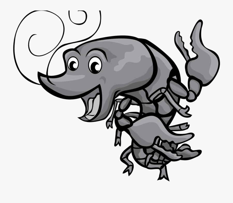 Cartoon Crawfish Clip Art Free Boil Images Vector Grey - Crawfish Png Vector Clipart, Transparent Clipart
