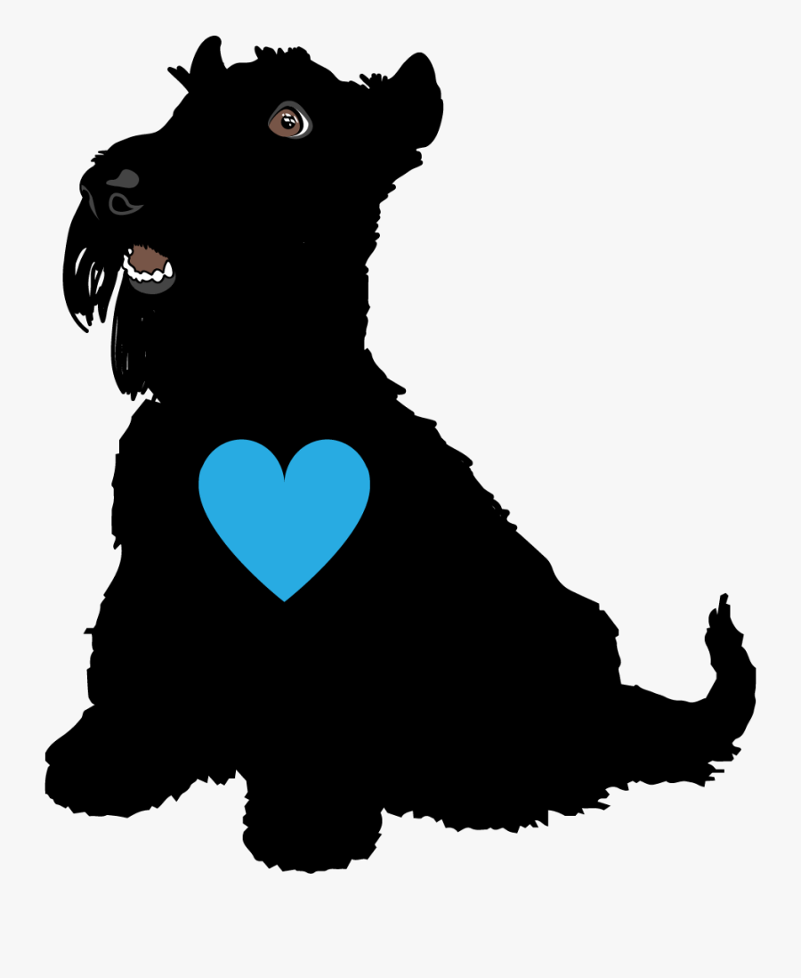 Nicole Vasquez Image - Scottie Dog Silhouette Sitting, Transparent Clipart
