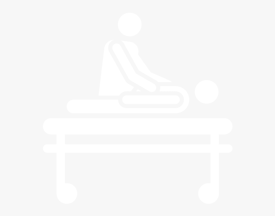 Icon Massage Therapy - Sitting, Transparent Clipart