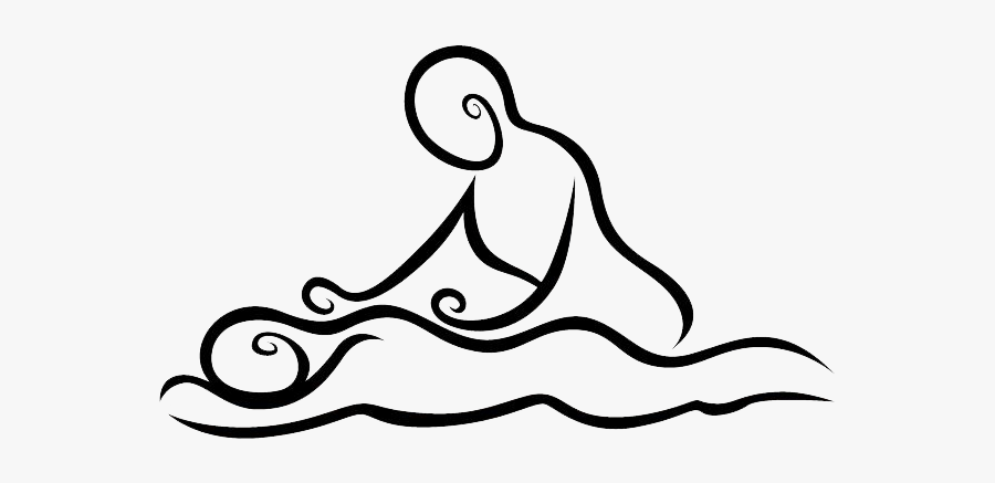 Massage Illustration, Transparent Clipart