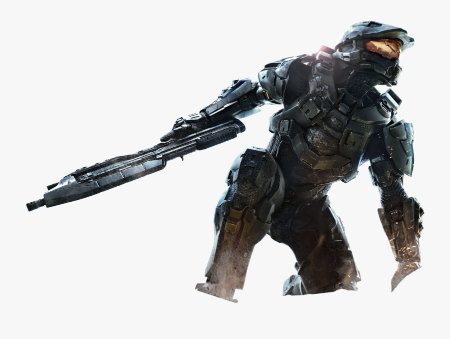 Halo 4 Masterchief Keyart Render Image - Master Chief Halo Png, Transparent Clipart