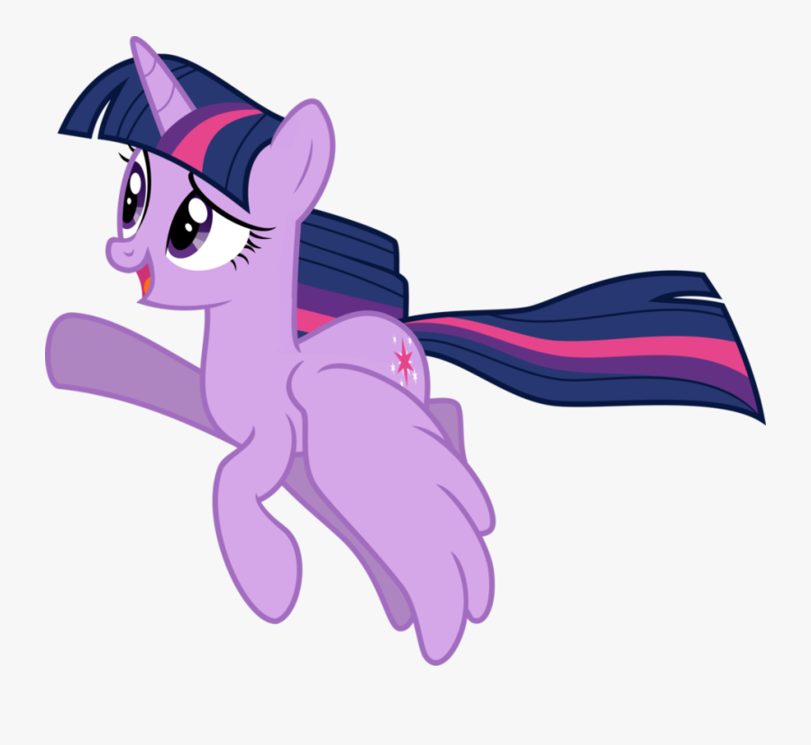 First Twilight Sparkle Vector By Decprincess D7w9a6f - Mlp Twilight Sparkle Flying, Transparent Clipart
