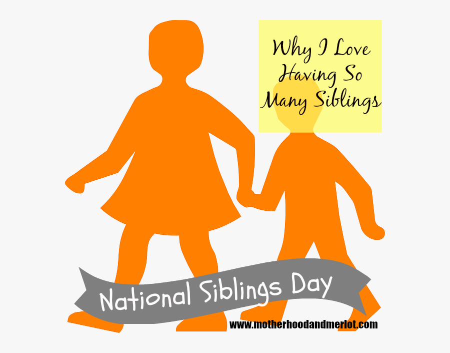 Siblings Day - Children Walking Clip Art, Transparent Clipart