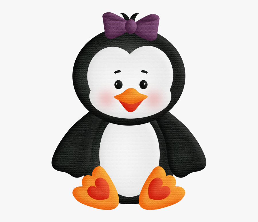 Cute Penguin Clipart - Winter Penguin Clipart, Transparent Clipart