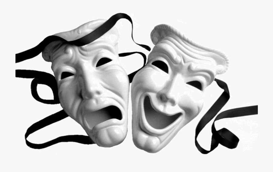 Transparent Masks Png - Theatre Masks, Transparent Clipart