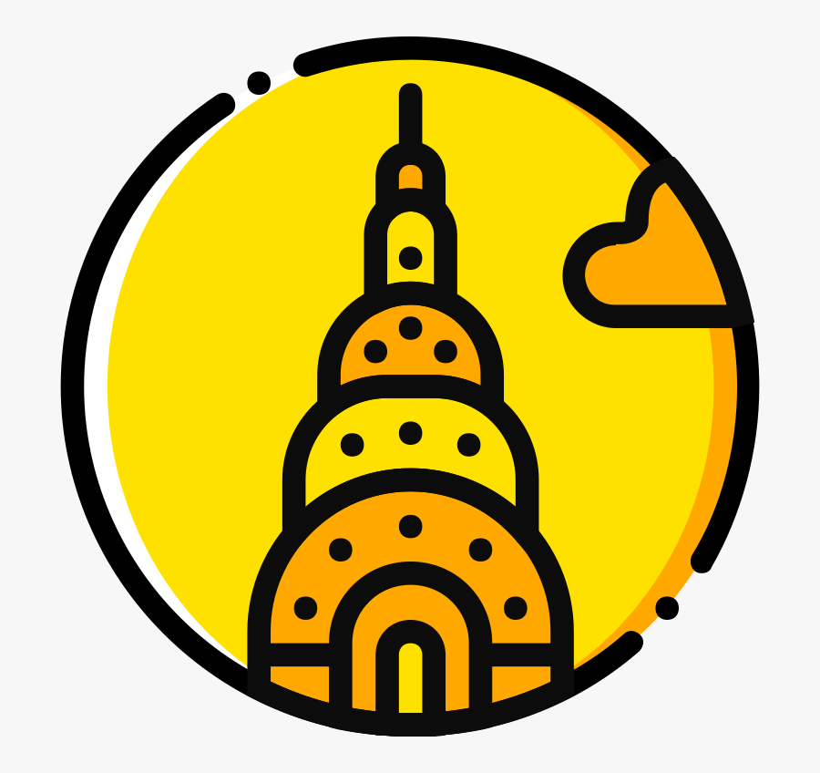 File - Chrysler-building - Svg - Building Monument Symbol, Transparent Clipart