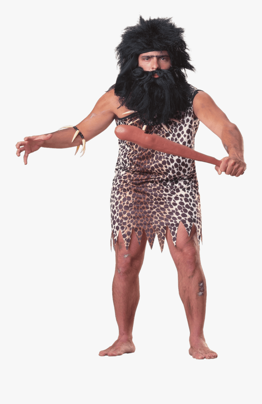 Caveman Costume - Cave Man Costume, Transparent Clipart