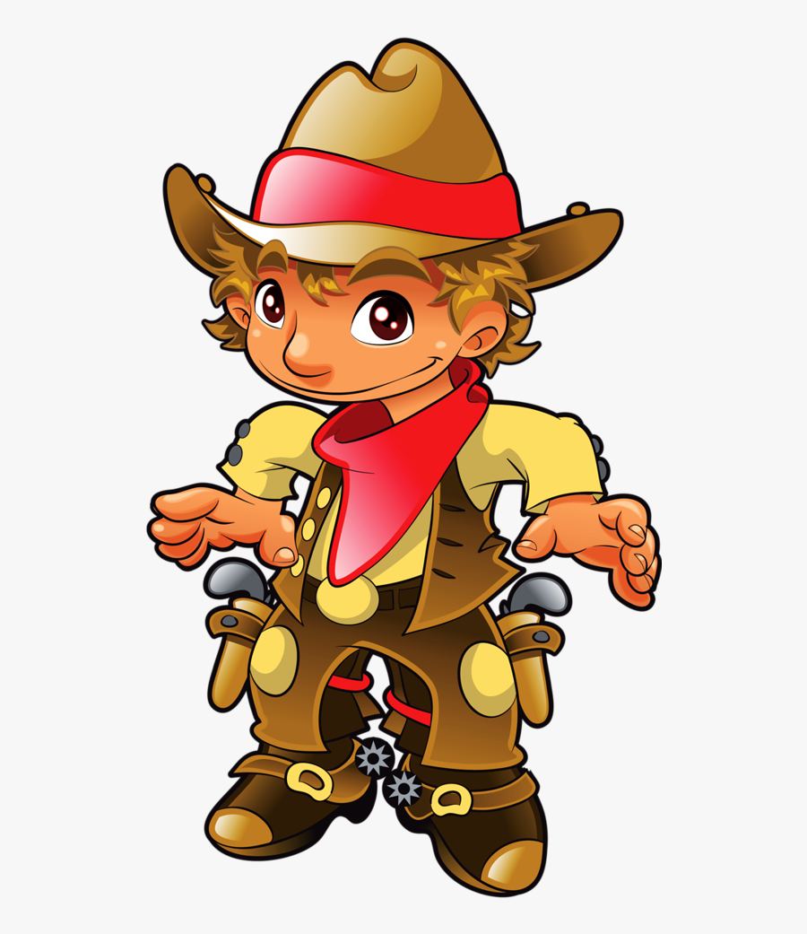 Cowboy And Indian Cartoon, Transparent Clipart