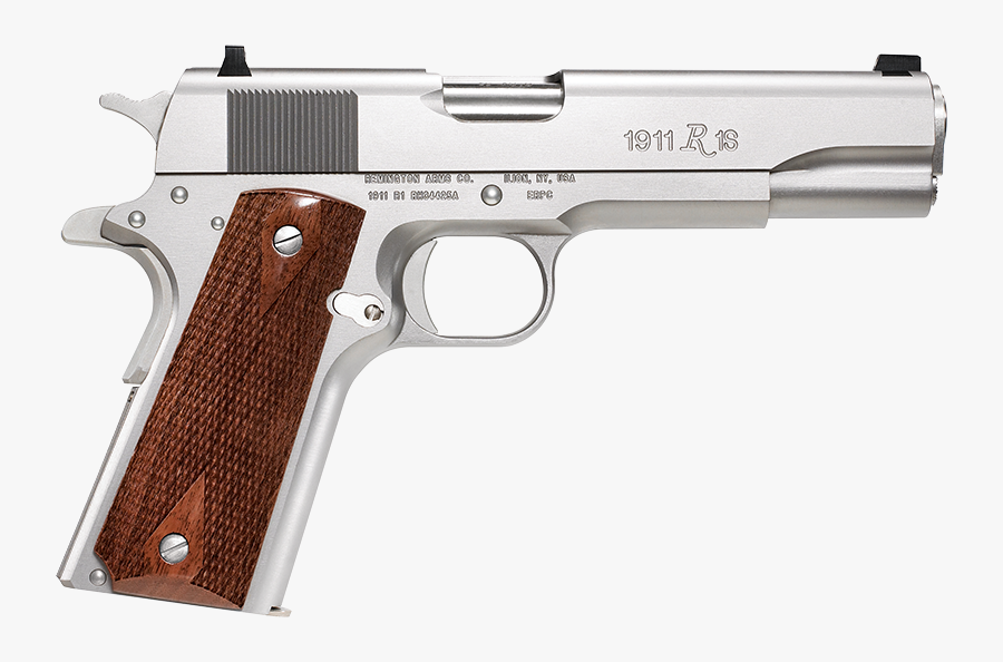 Christmas Day Clipart - Remington 1911 45 Stainless, Transparent Clipart