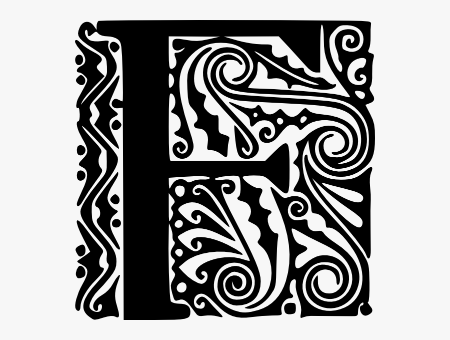 Letter F Clipart, Transparent Clipart