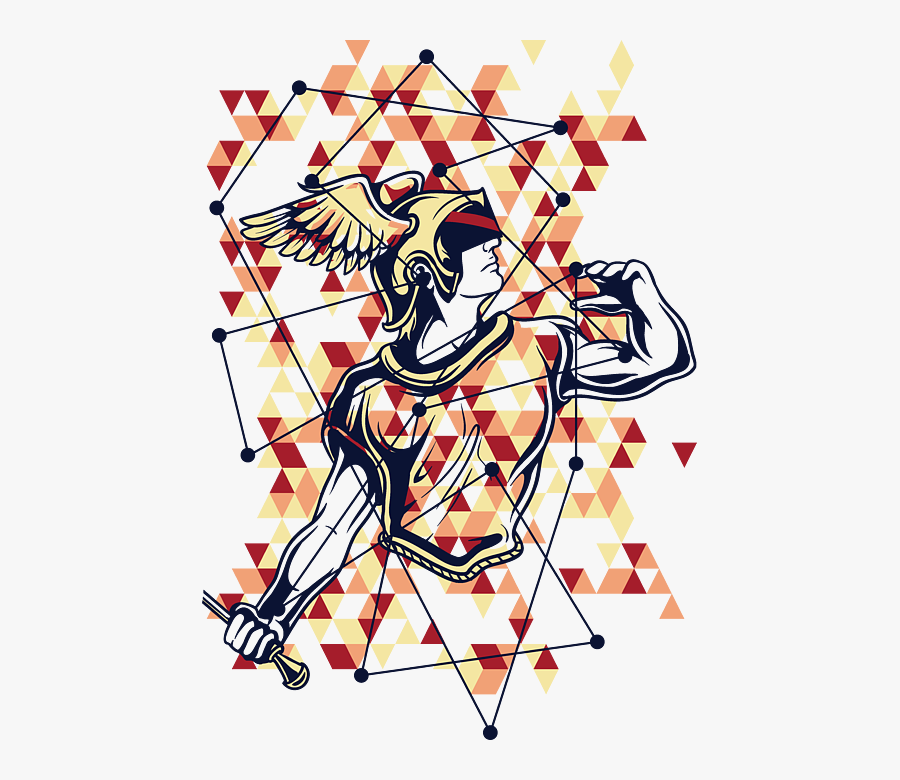 Greek God Roman Hermes, Transparent Clipart