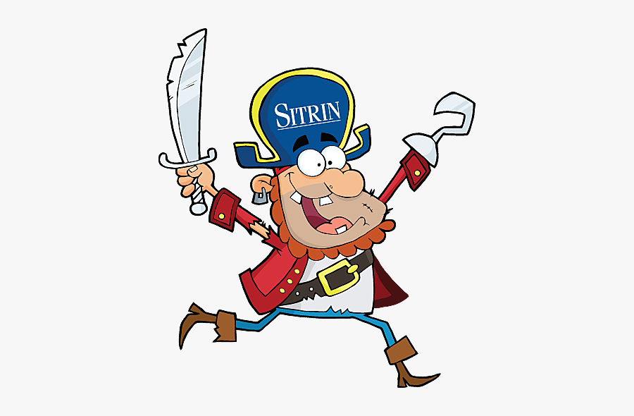 Running Pirate, Transparent Clipart