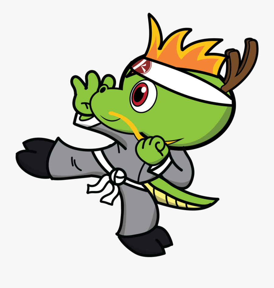 Dragon Kick - Cartoon, Transparent Clipart