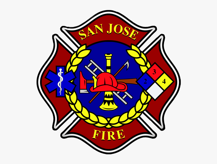 Fireman Clipart Badge - San Jose Fire Department Logo ...