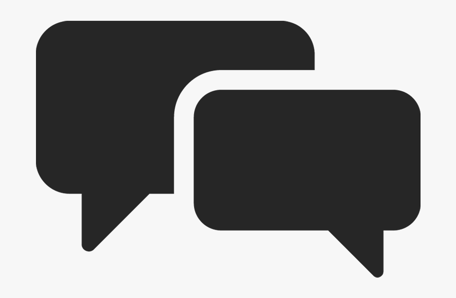 Chat Icon - Chat Icon Vector Black, Transparent Clipart