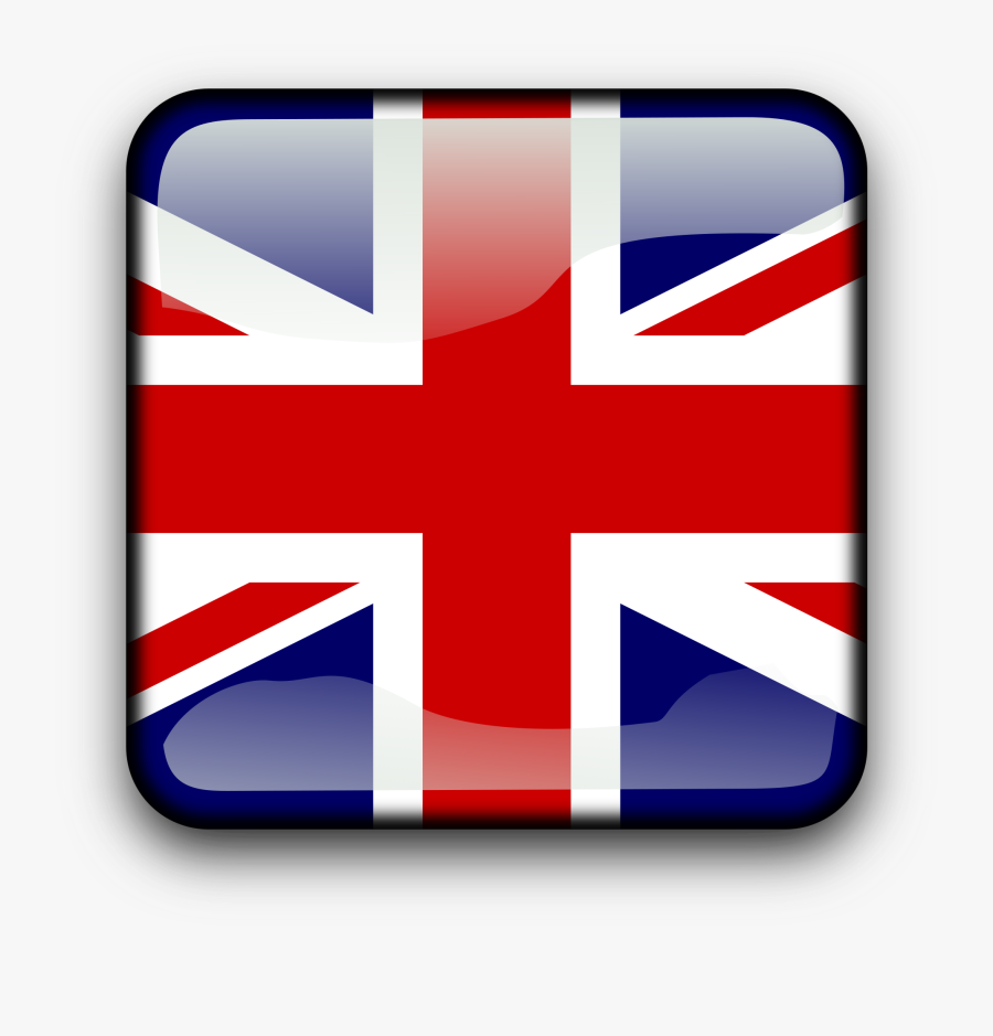 Flag Of The United Kingdom Rectangle Car Magnet Clipart - Square British Flag Icon, Transparent Clipart