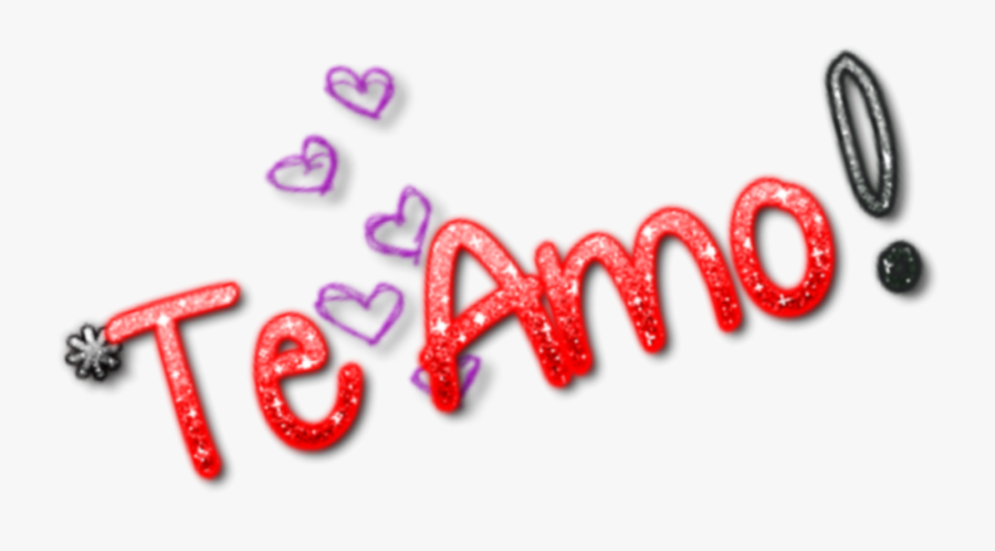 Transparent Te Amo Clipart - Heart, Transparent Clipart