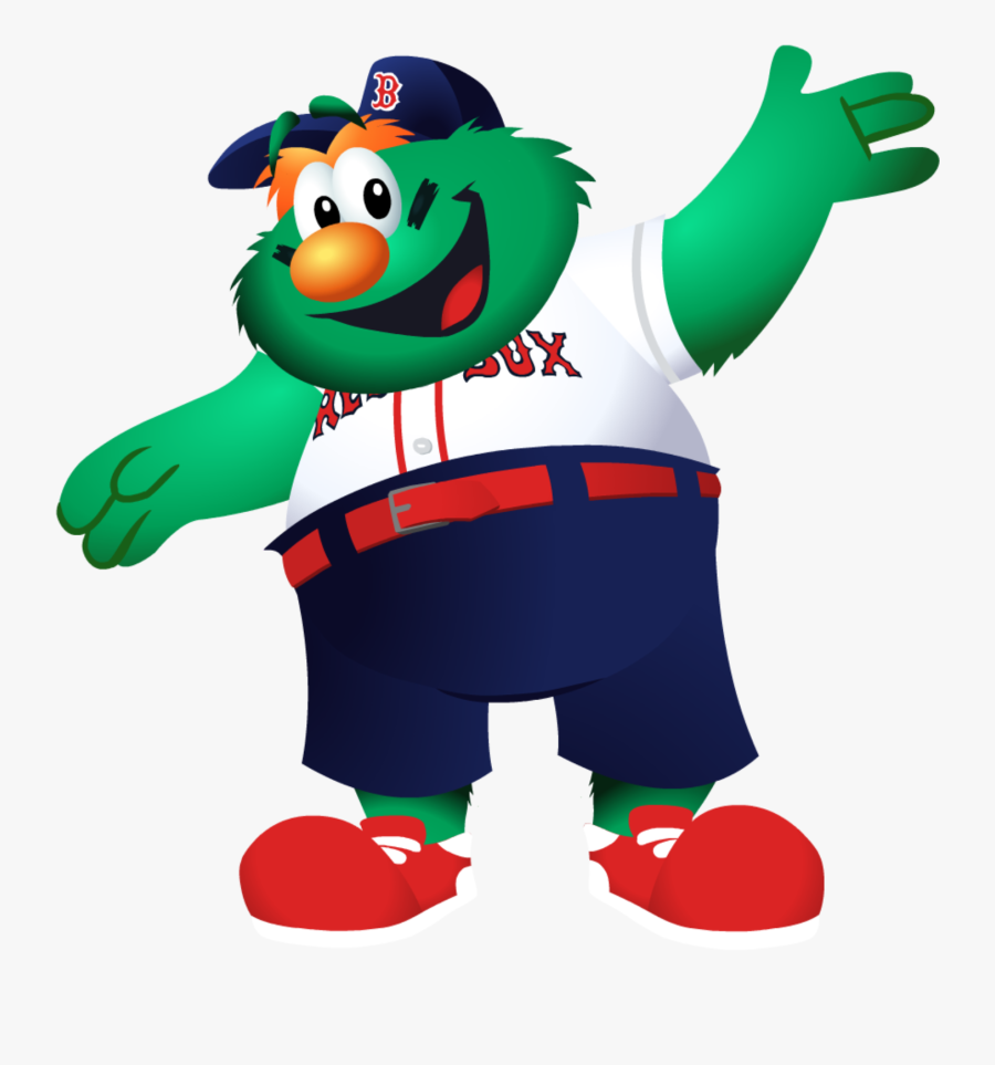 Red Sox Wally Cartoon, Transparent Clipart