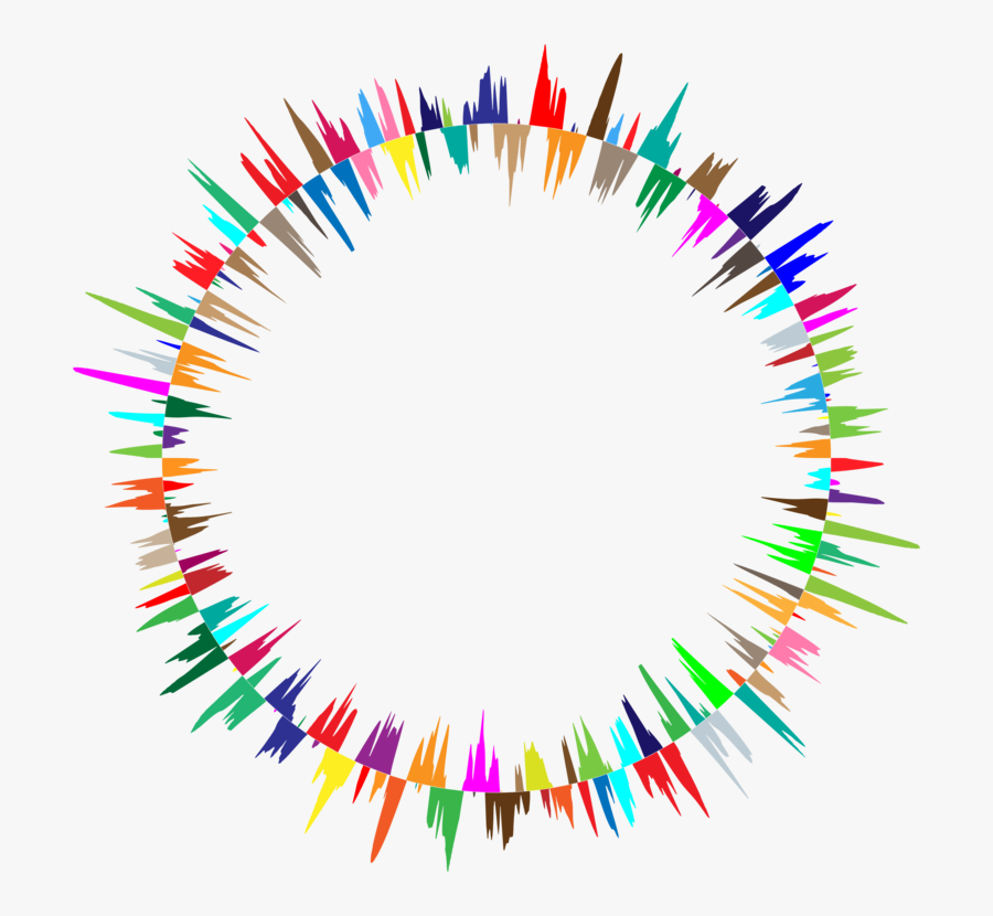 Graphic Design,line,circle - Transparent Sound Waves Gif, Transparent Clipart