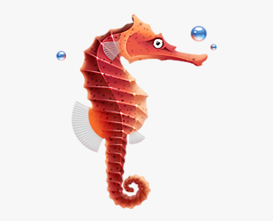 Seahorse Icon, Transparent Clipart