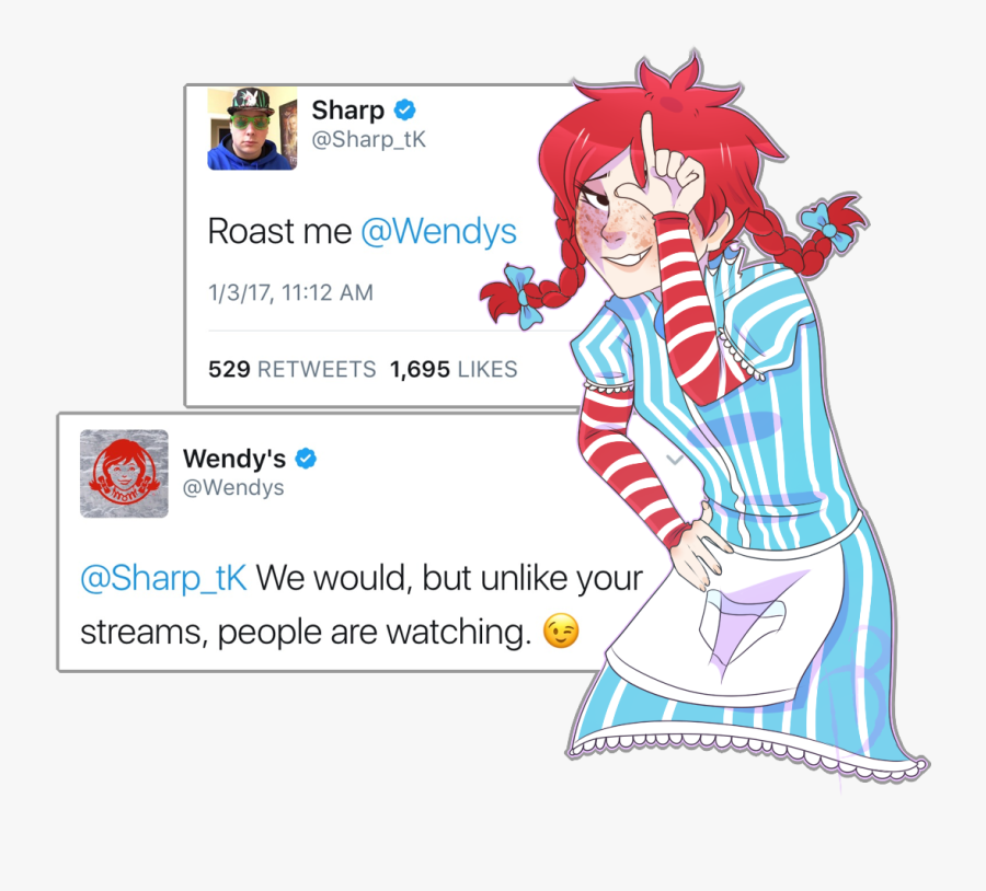 Sharp @sharp Tk Roast Me @wendys 1/3/17, - Wendys Meme, Transparent Clipart