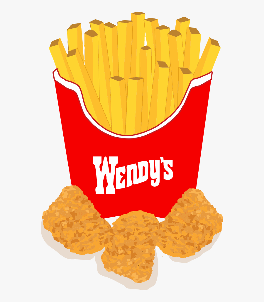Wendy"s Chicken Nuggets And Fries"
 Class="img Responsive - Wendy's, Transparent Clipart