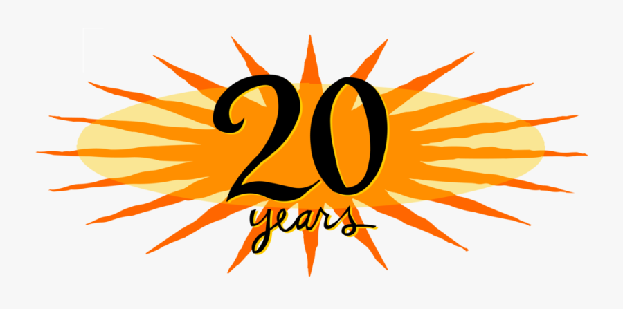 Happy 20th Anniversary Clip Art, Transparent Clipart
